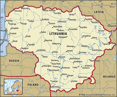 where is lithuania located.